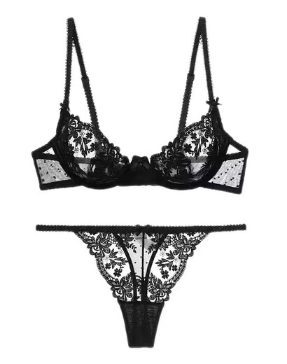 Women's sexy lace lingerie set