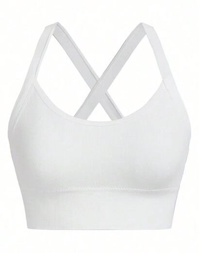 Women’s highly elastic seamless backless sports bra