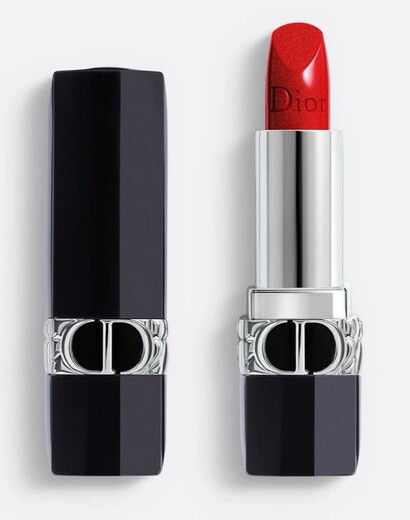 Lipstick Dior Rouge 16 H Comfort 999 Metallic