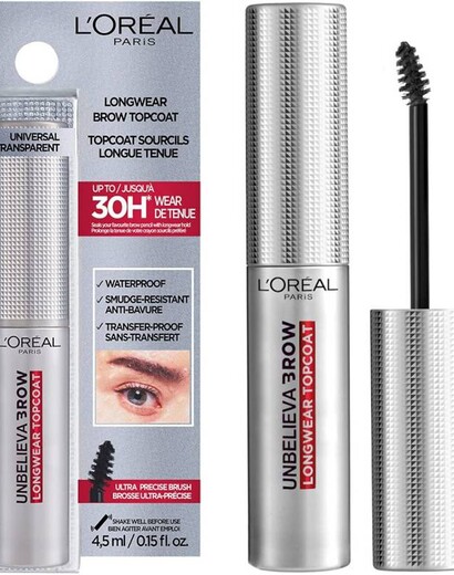  Loreal Unbelieva Brow Longwear Topcoat Transparent